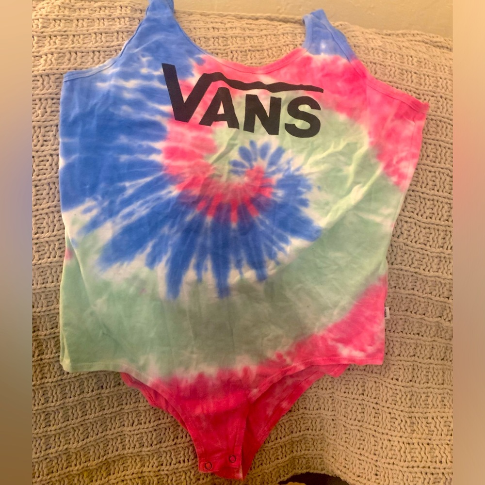 Tye-dyeVans bodysuit